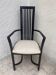 Chaise design en bois noir
