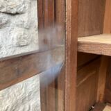 Vintage glass-fronted cabinet