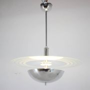 1930s Restored Art Deco Chandelier, Czechoslovakia
