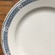 6 flat plates Terre de fer, Salins model Castellane