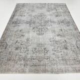 6x10 Black & Gray Oriental Style Turkish Rug, 201x301Cm
