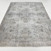 6x10 Black & Gray Oriental Style Turkish Rug, 201x301Cm