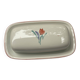 Vintage ceramic butter dish with lid.
