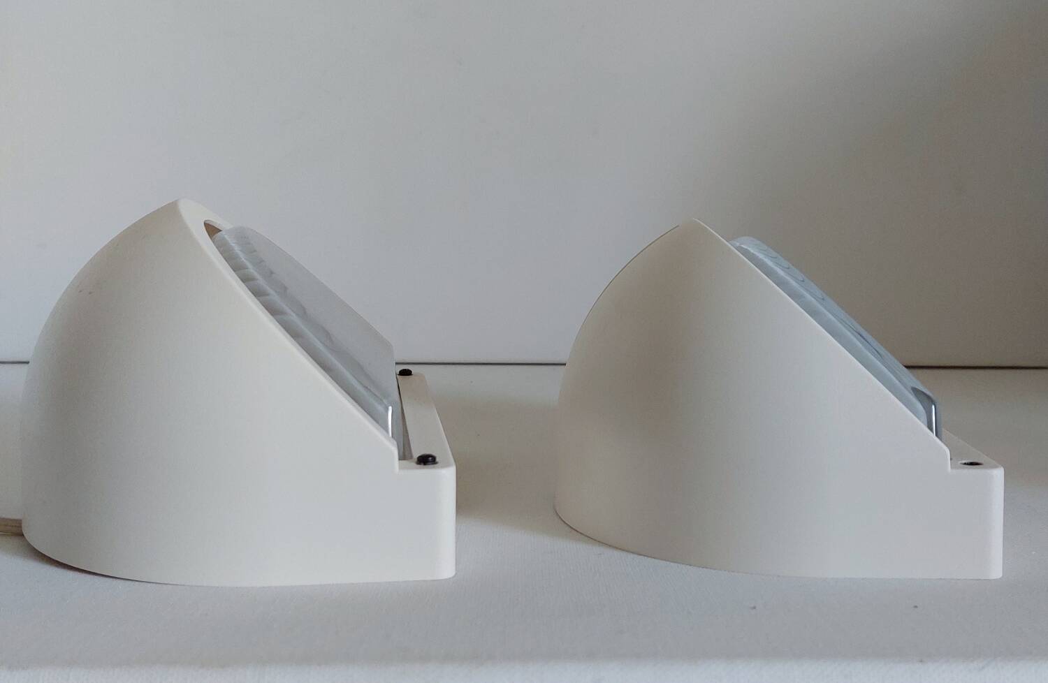 Pair of Italian designer wall lights