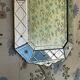Venetian mirror with pareclose 19th / 20th century Height 80 cm