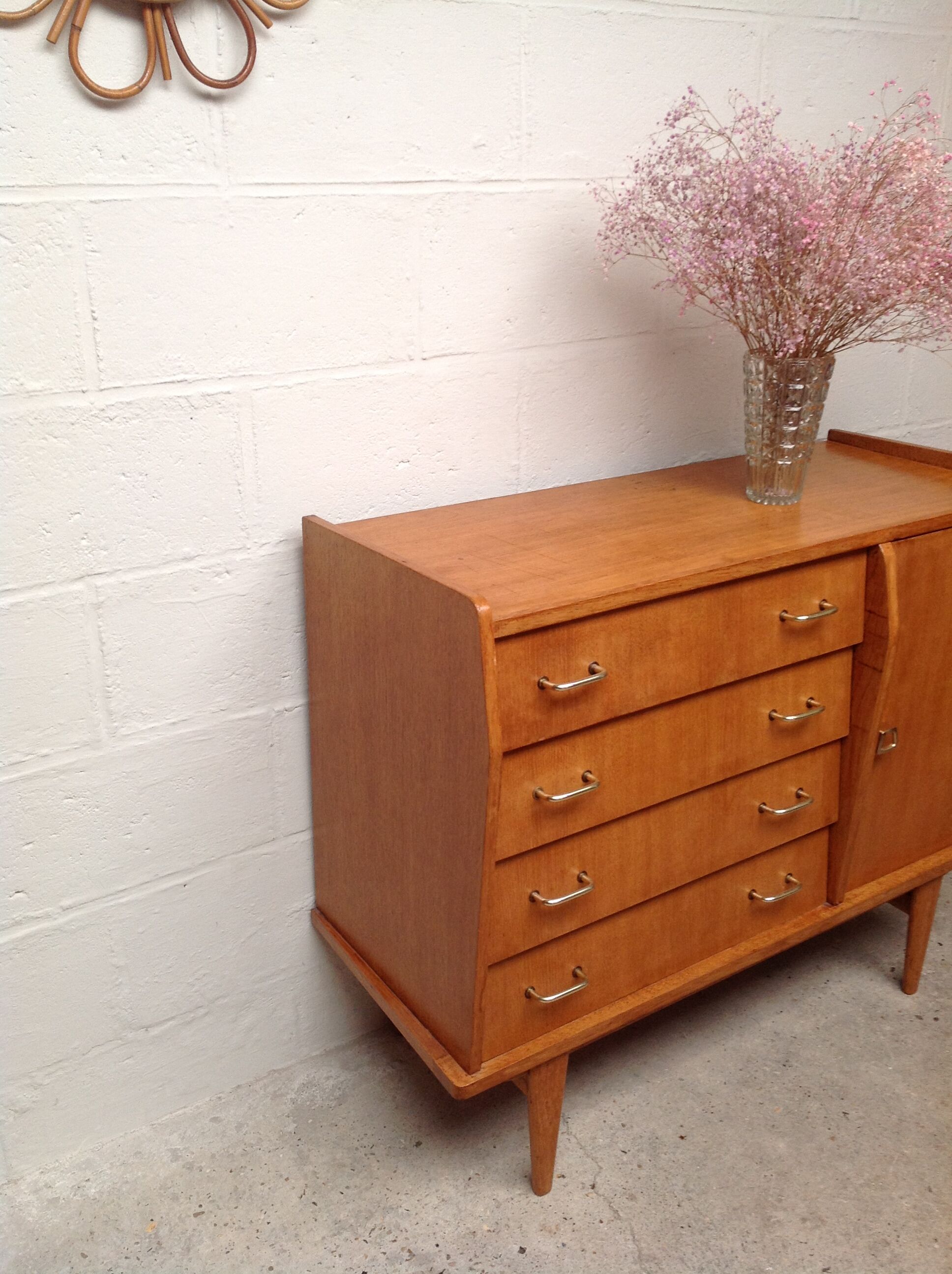 Commode buffet vintage années 50