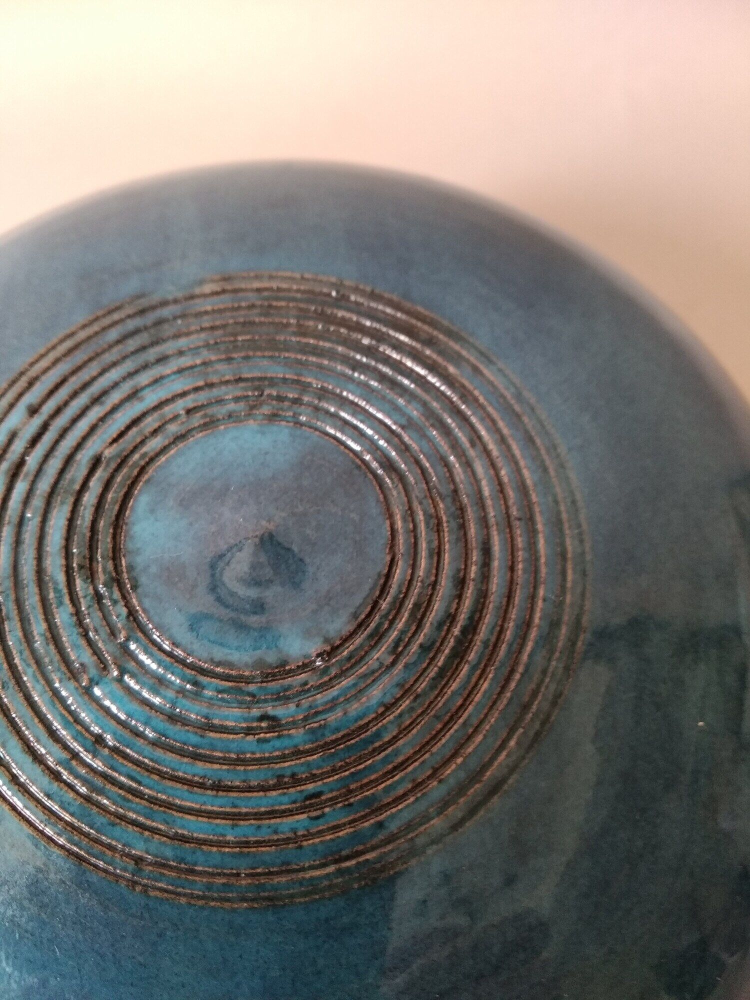Ceramic wall vase 60s ° Jean Varoqueaux La Poterie Perigordine