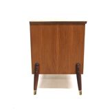 Scandinavian teak chest of drawers, Bröderna Gustavssons, Markaryd, Sweden, 1950
