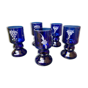 Set de 5 grands verres