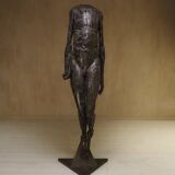 Sculpture of a male nude, 1986, metal