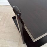 Dark Wood Bar Trolley by Franco Albini for Poggi Pavia, 1970s