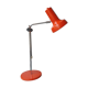 1970s orange metal desk lamp