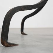 Candelabre en fer forgé néo-gothique, France, 19e siècle