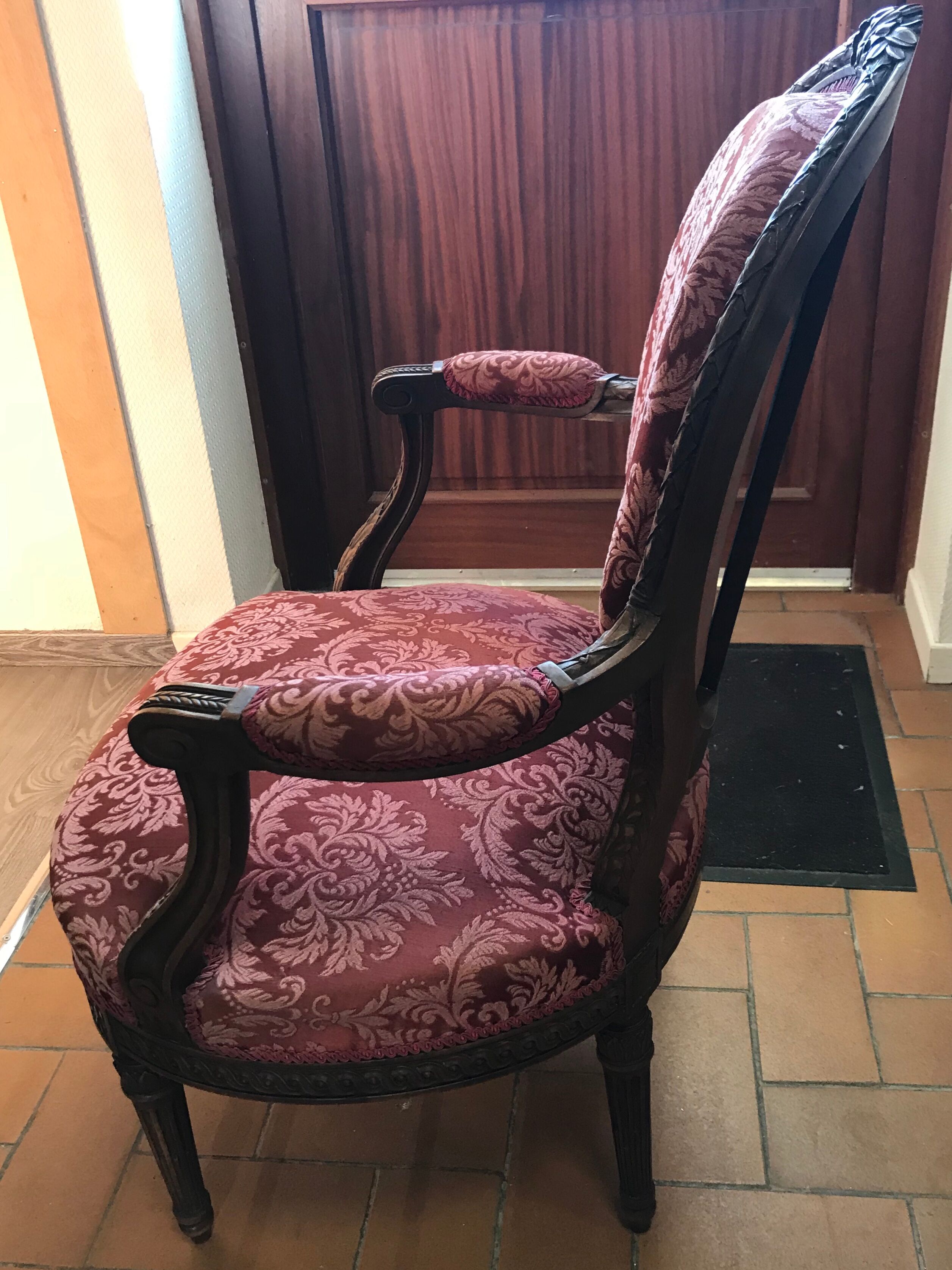 Duo of old armchairs