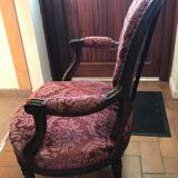 Duo of old armchairs