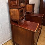 Edwardian Vintage Inlaid Console Hall Table / Dressing Table – 1900–1910
