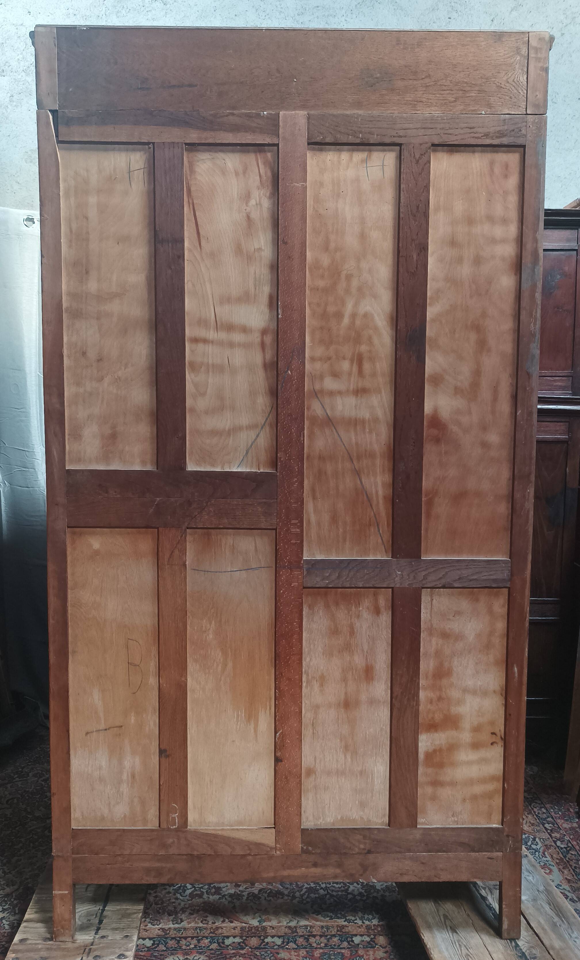 1930s beechwood wardrobe