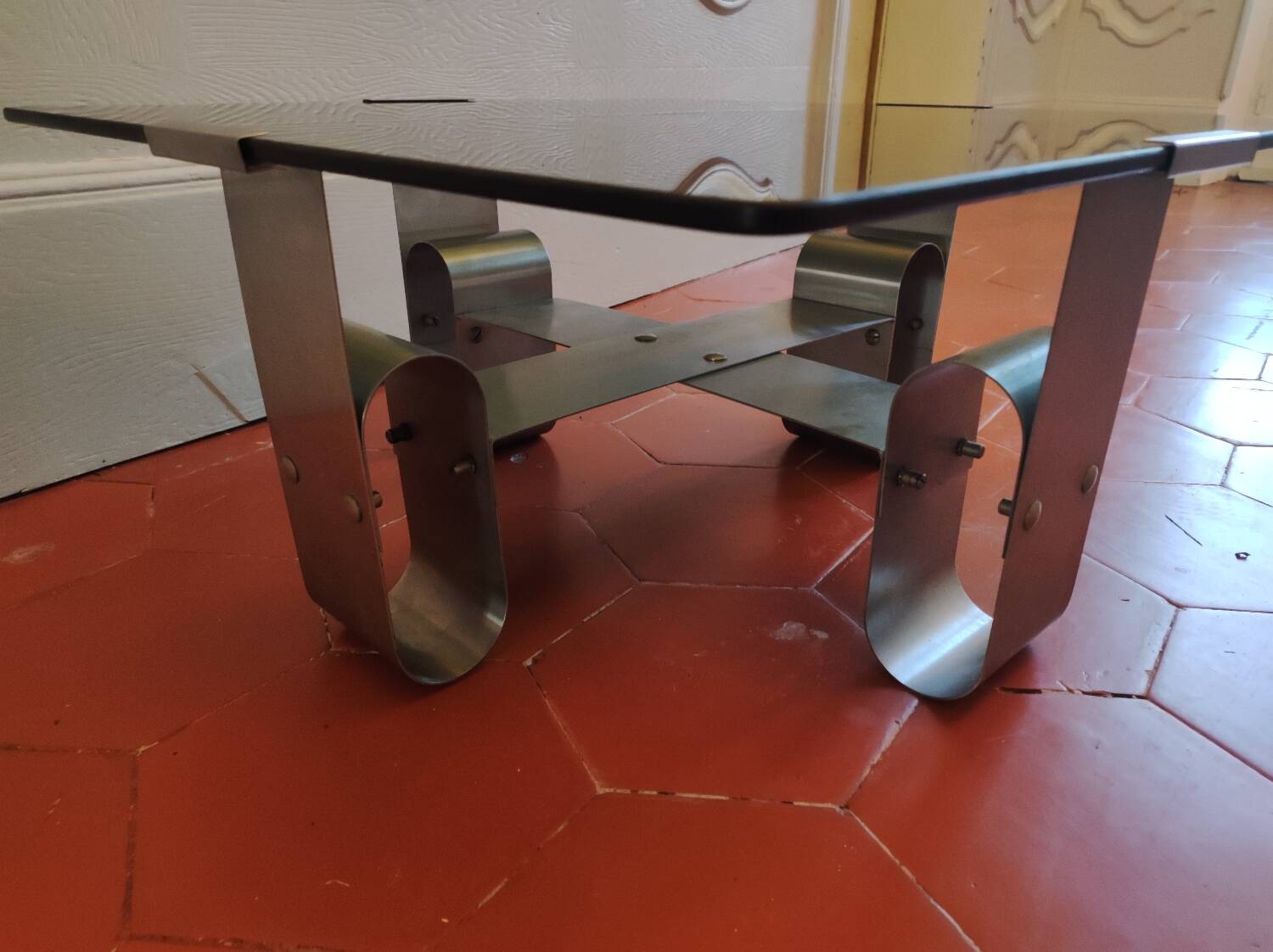 70 Inox coffee table