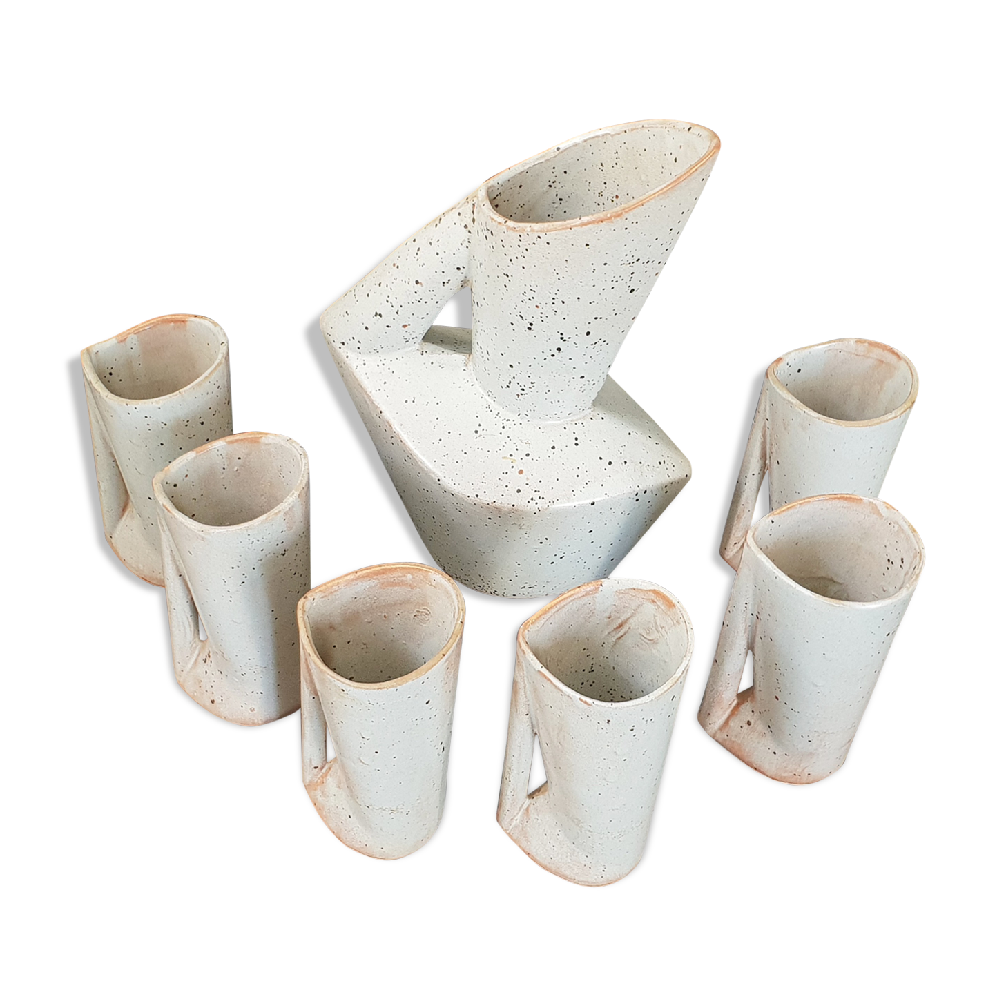 Vintage sandstone orangeade service