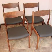 Set of 4 vintage rosewood chairs from the 1960s, Richbilt, Johannes Anderse
