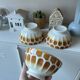 Set of 3 beautiful vintage Digoin bowls.
