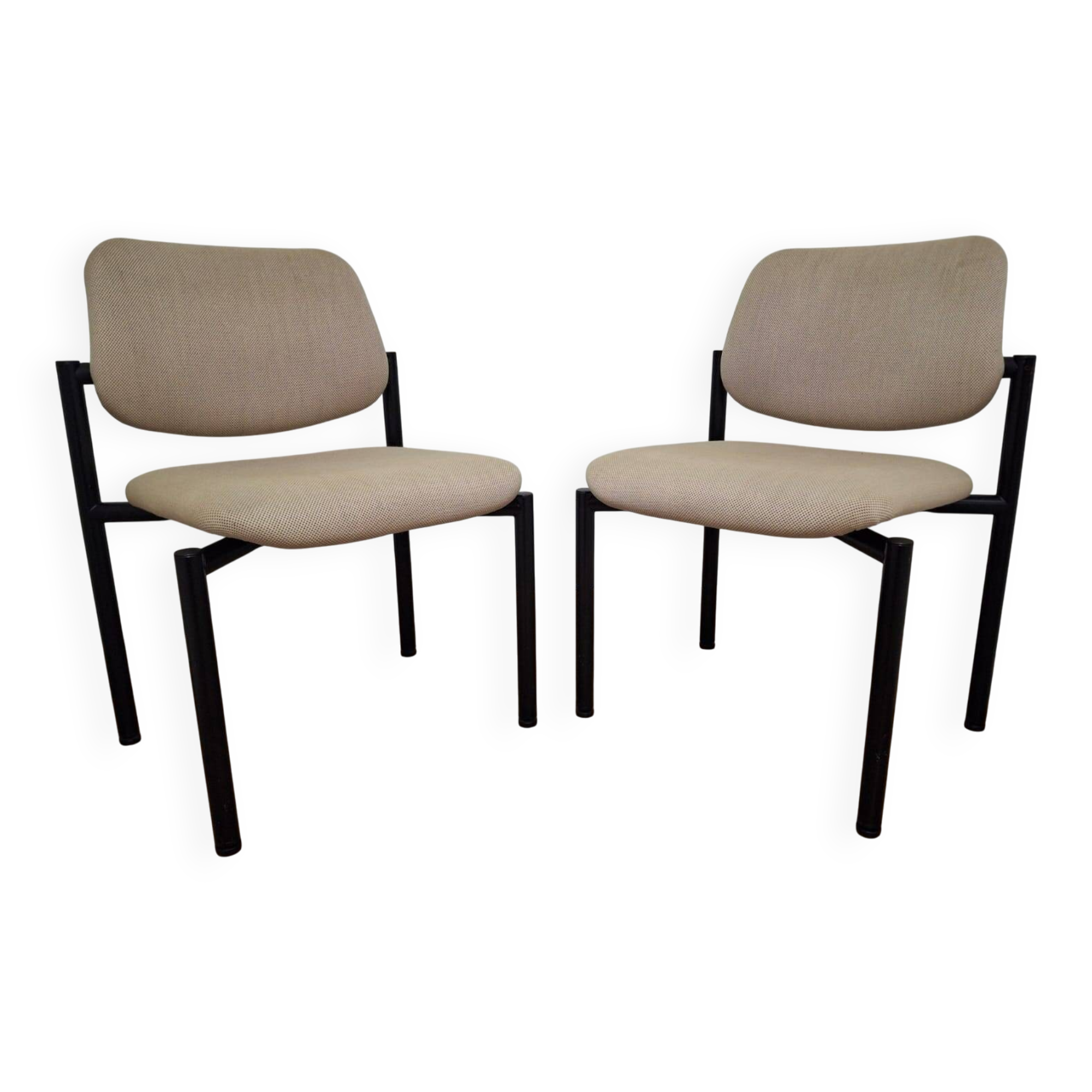 Pair of Martin Stoll Chairs, Switzerland, 1980s