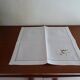 12 serviettes de table a broderies de fleurs 42 x 38 en lin