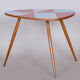 Small Restored MidCentury Table, Beech and Umakart, Czechia, 1950s
