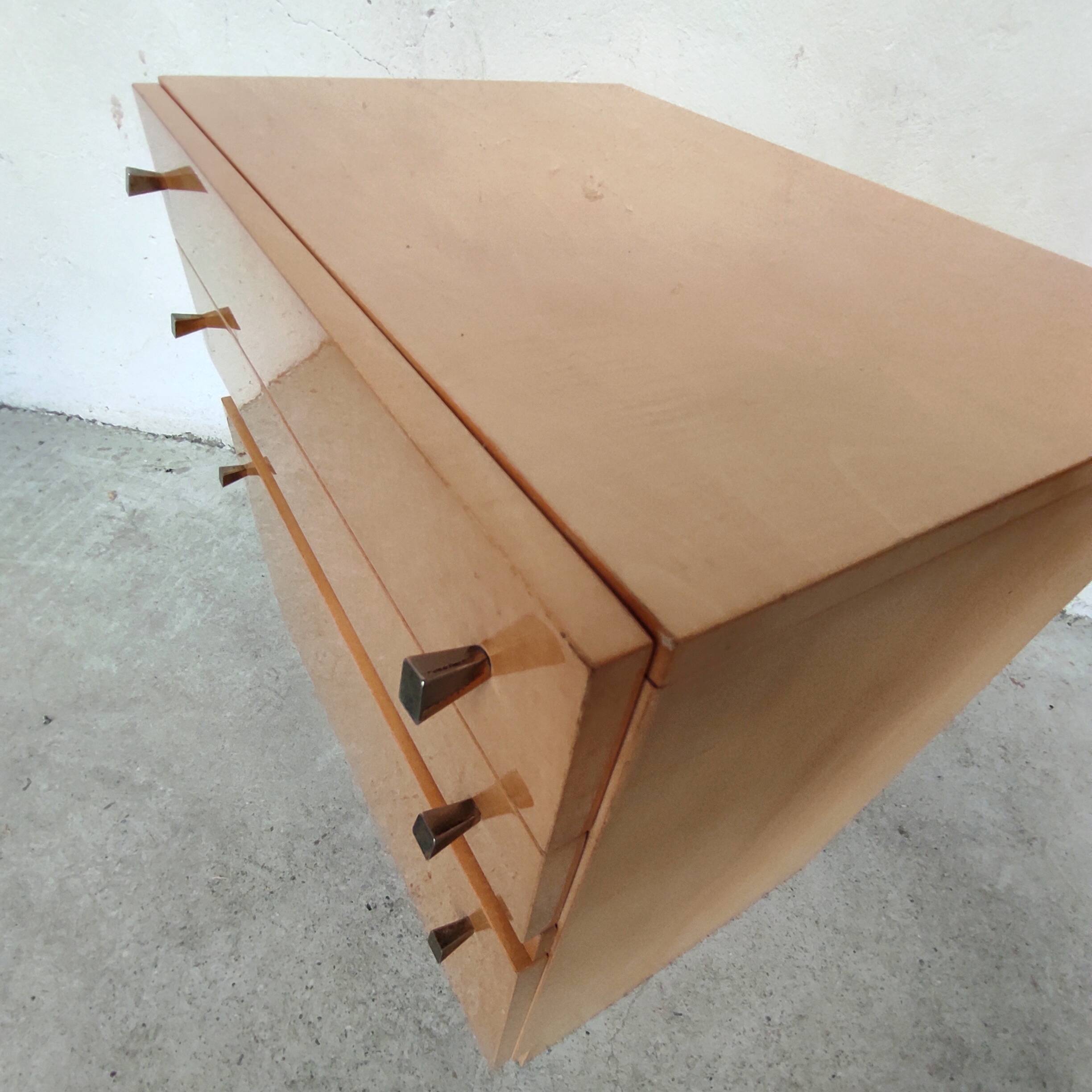 Pair of blond furniture, 1960