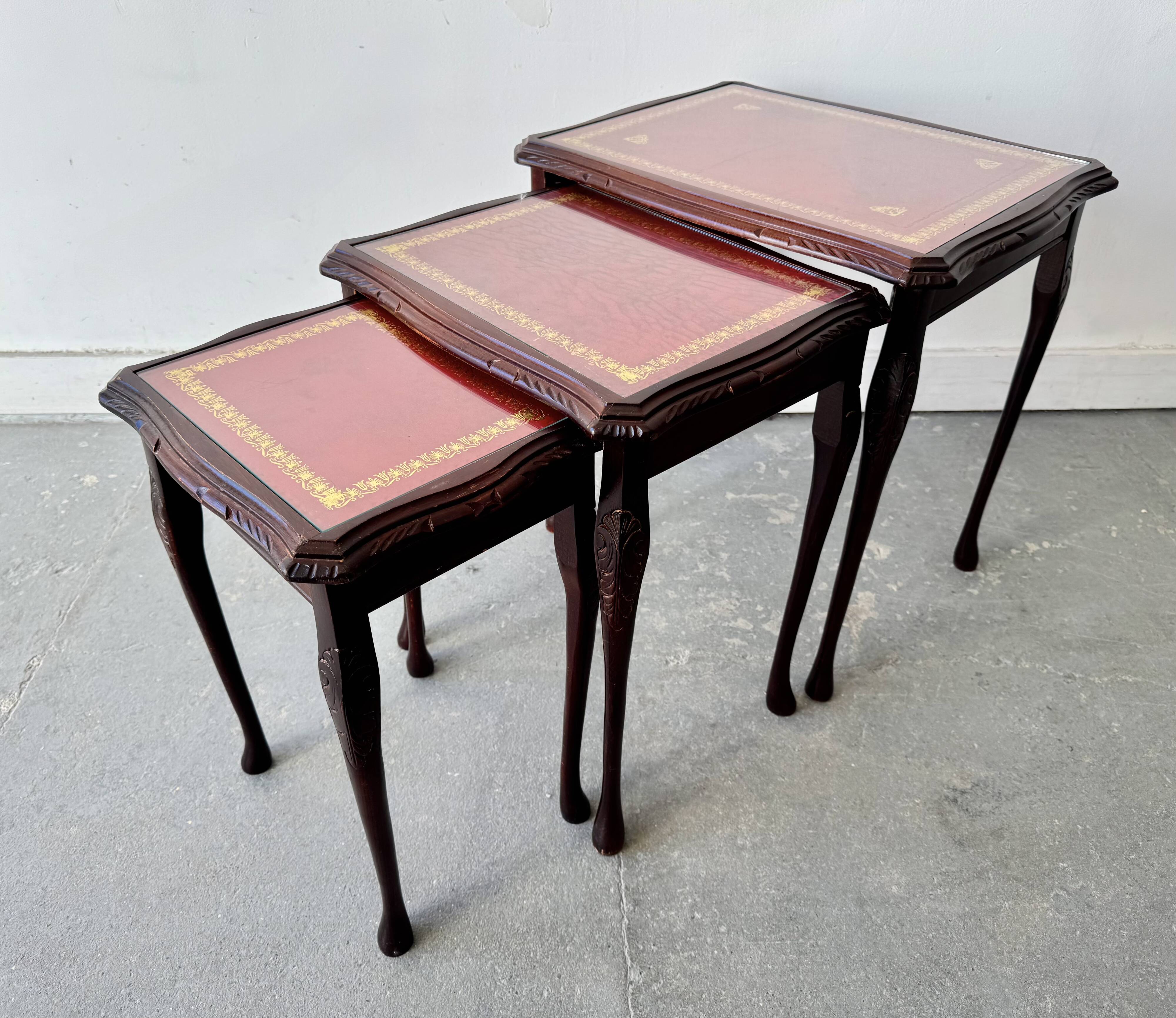 Set of 3 Vintage Nesting Tables