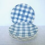 Set of 6 plates Digoin Sarreguemines