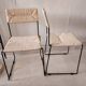 5 chaises italiennes paillées