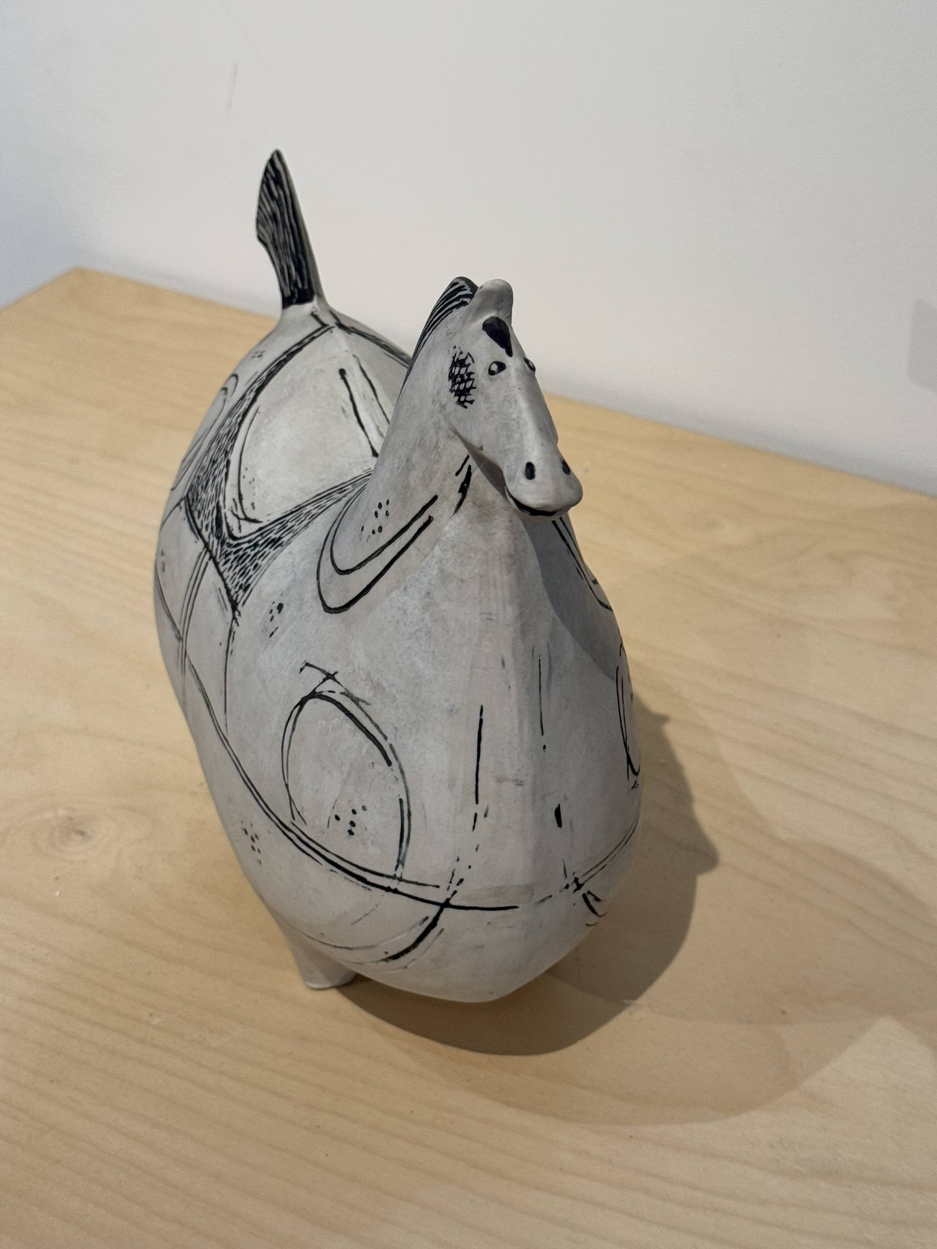 Great horse by Stig Lindberg, gustavberg studio 1952-1972