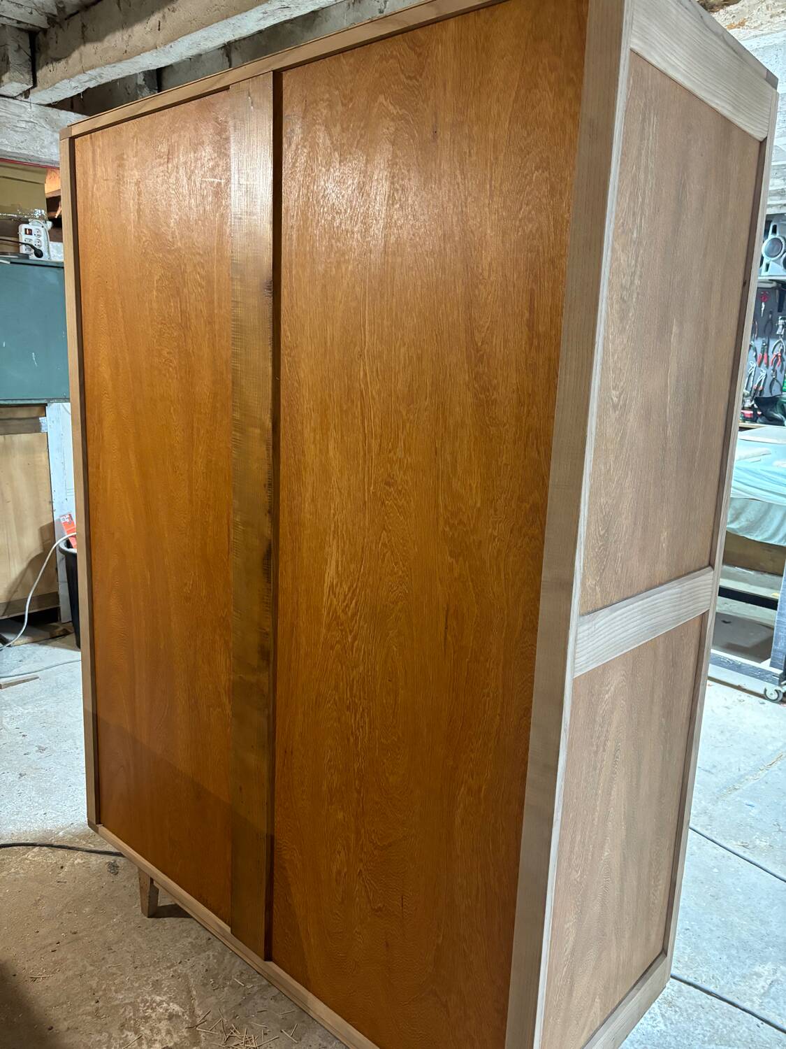 Armoire parisienne bois naturel