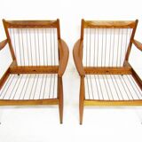 Deux chaises longues "118" par Grete Jalk