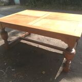 Solid oak dining table