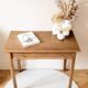 Table bureau console chêne massif 