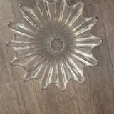 Vase tulipe en cristal vintage années 60 – très lourd, avec légère trace