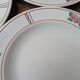 7 old deep plates in Salins earthenware model Nénuphar 24.5cm