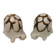 Ceramic turtles as salt and pepper sets made for Danish Søholm 1970-1980s.