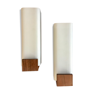 Pair of wall light by Louis Kalff for Philips - 60s.