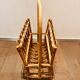 Vintage bamboo magazine rack