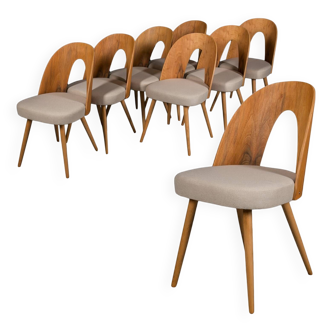 Set of 8 dining chairs by A. Šuman, 1960s