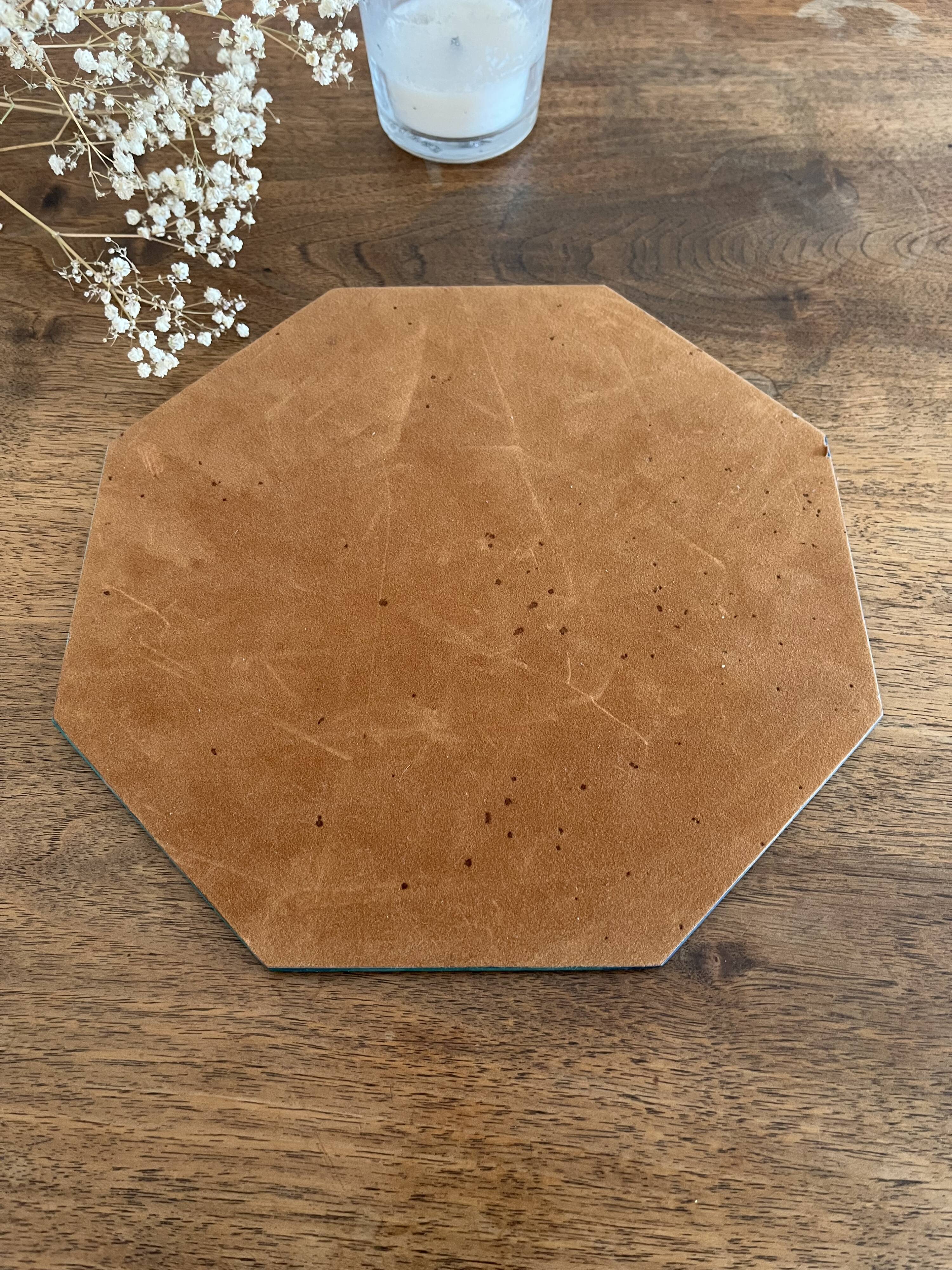 Miroir biseauté octogonal 24 x 24 cm