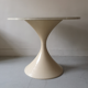 White tulip table space age