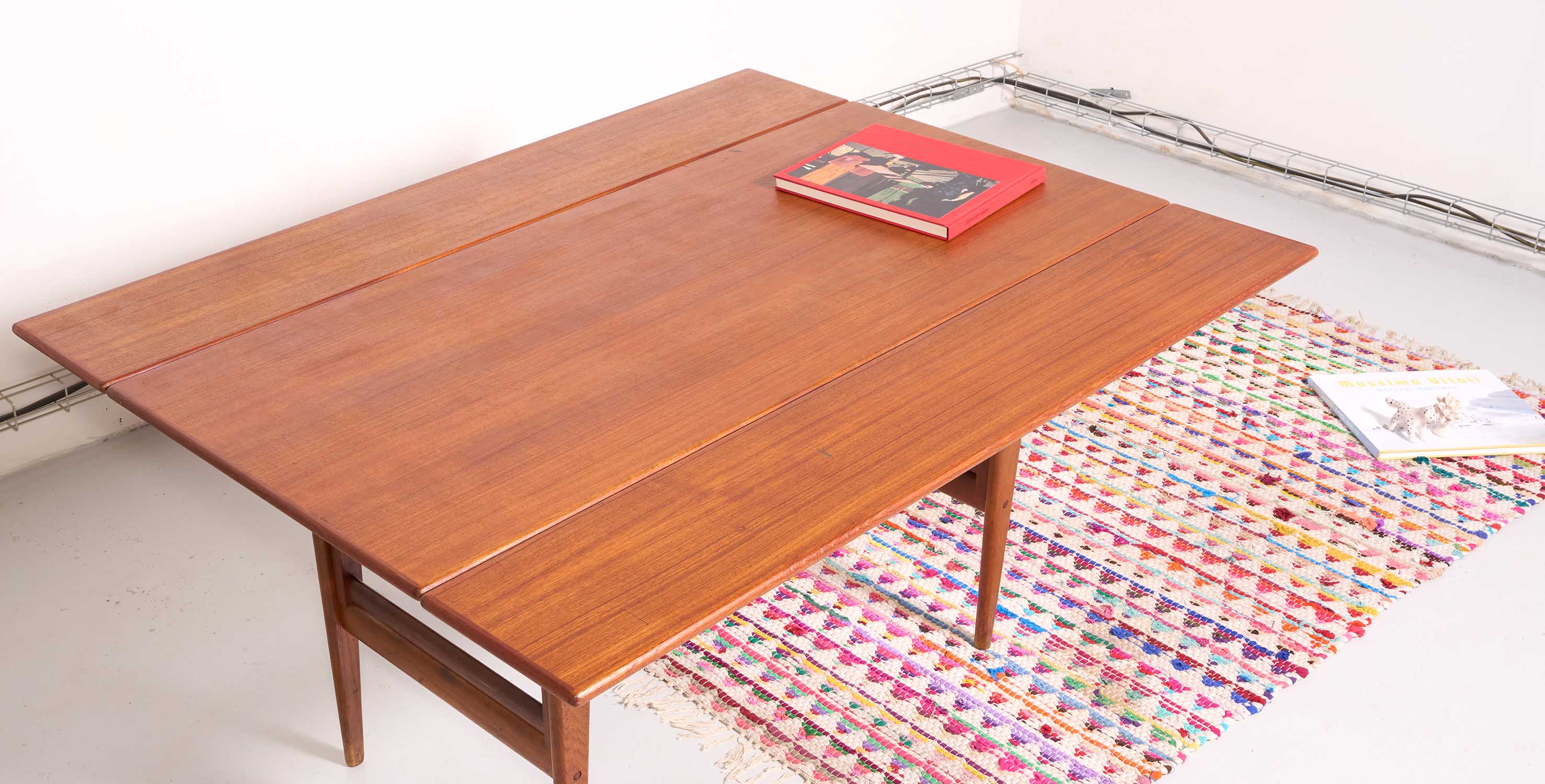 Danish vintage table Kai Kristiansen "Elevator" - convertible high table