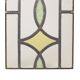 Art Deco Geometric Stained Glass Window 51x24cm