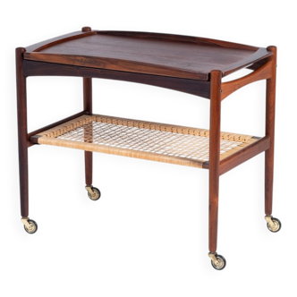 Service Trolley in Rosewood by Poul Hundevad, Denmark, 1960s