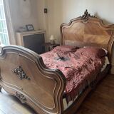 Antique chest of drawers with mirror