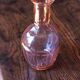 Pink glass vase Soliflore rosaline